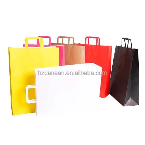 Cheap Price Colorful Printing Paper Gift Bags With Handles