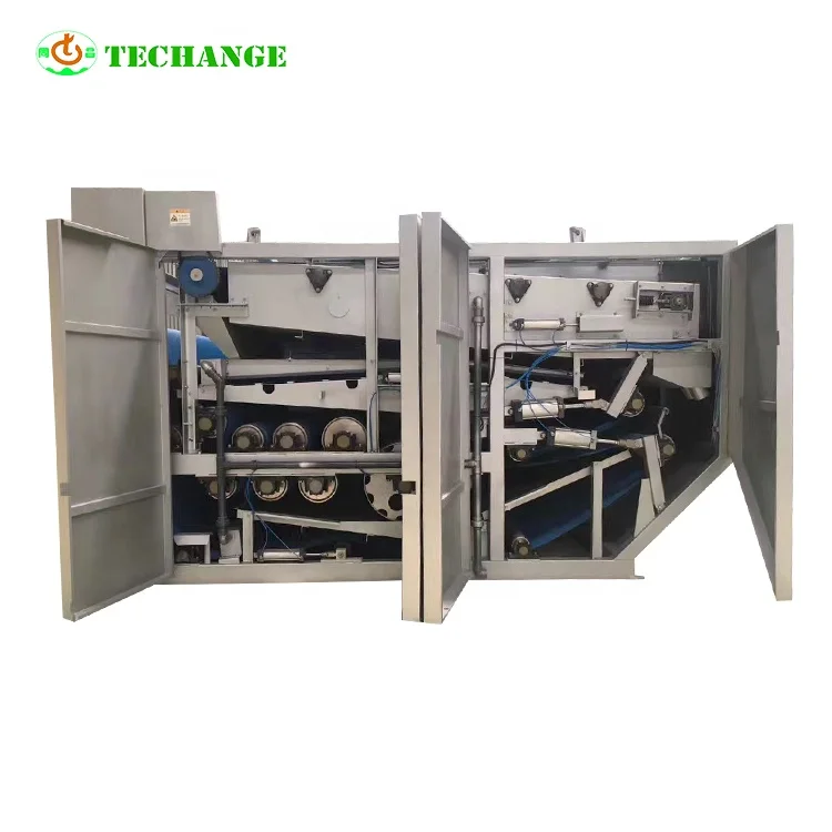 Waste Water Sludge Dewatering Treatment  Belt Filter Press Machine