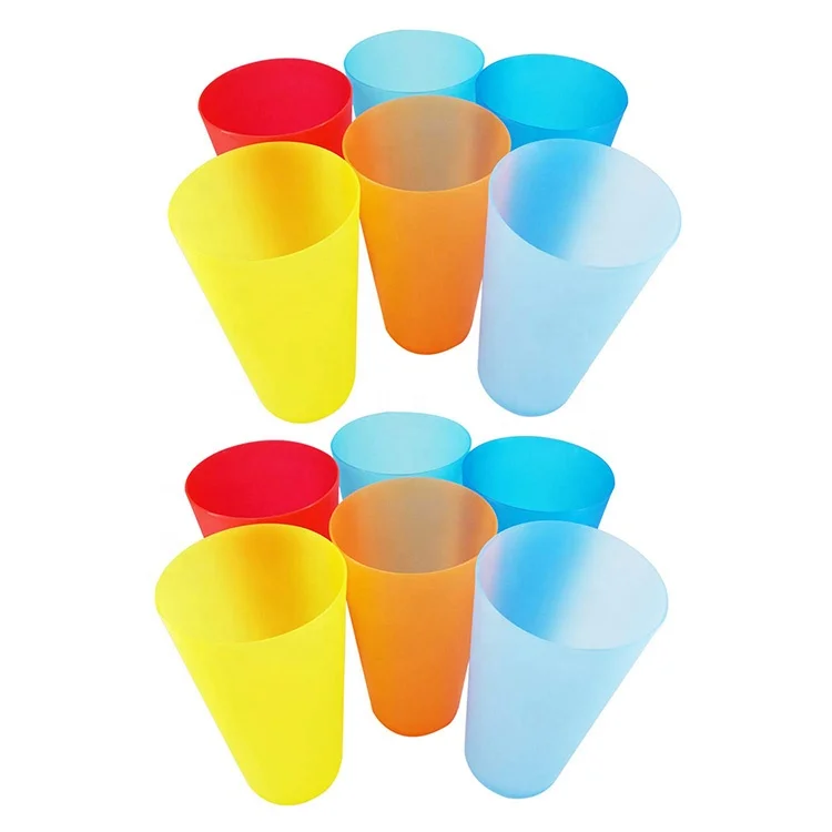 
Unbreakable BPA Free Drinking Glasses Reusable 20 ounce Plastic Tumblers with Custom Logo 