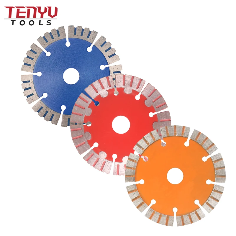 Segment Marble Cutting Ceramic Tile Diamond Concrete Saw Blade for Wall Concrete Granite Angle Grinder Dry Cutter Disc