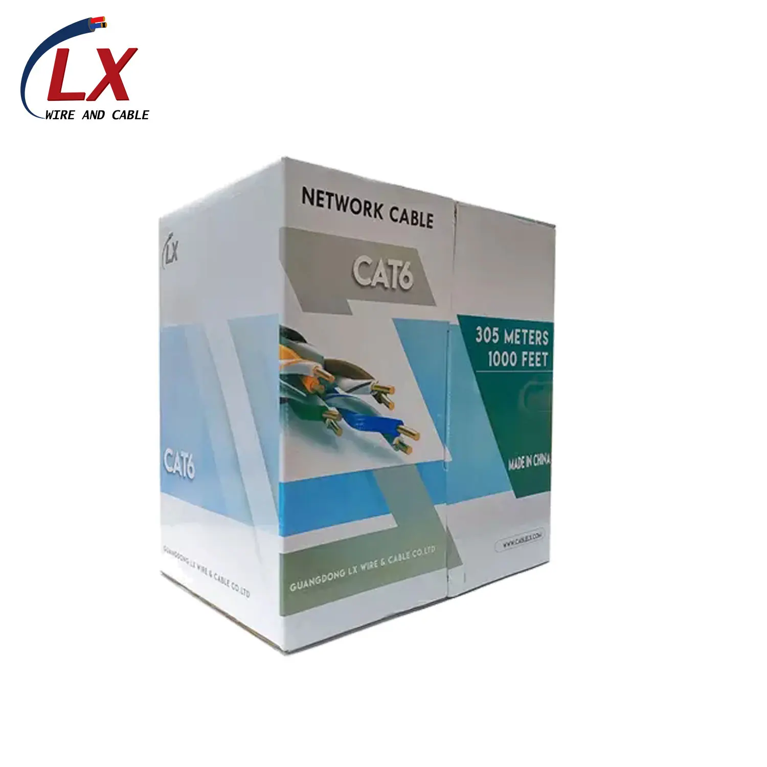 Custom twisted pair Cat6 Cat 6 UTP FTP STP SFTP Network Lan Ethernet cable with PVC Insulation