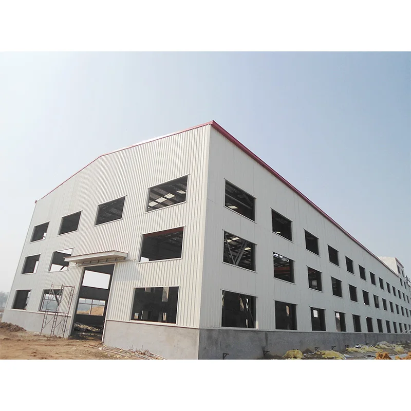 ISO 9001 Certificate Industrial Steel Structure Workshop Factory Warehouse And Commercial Steel Frame Office Building for sale