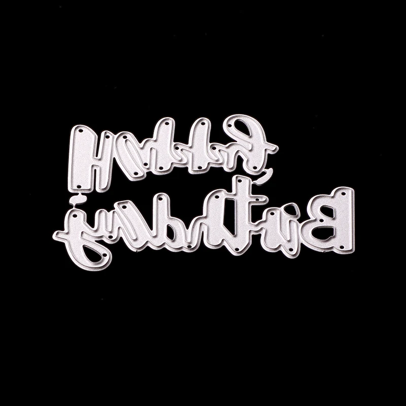 AAGU Hello Greeting Metal Carbon Steel Dies Cut Dies Embossing Stencils Scrapbooking Album Decoration Paper Craft Die Cut Dies