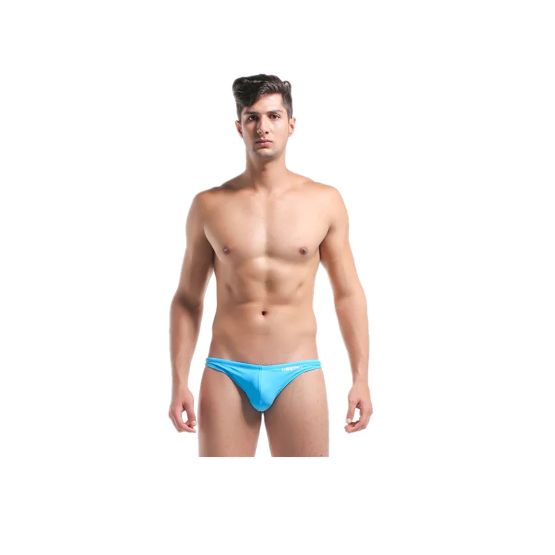 New style low rise sexy mens g string thong swim suit solid color  mens thong swimwear