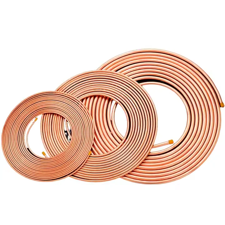 Заводская цена медная трубка катушка для блинов 0 9 мм 1 ASTM C11000 труба кондиционера