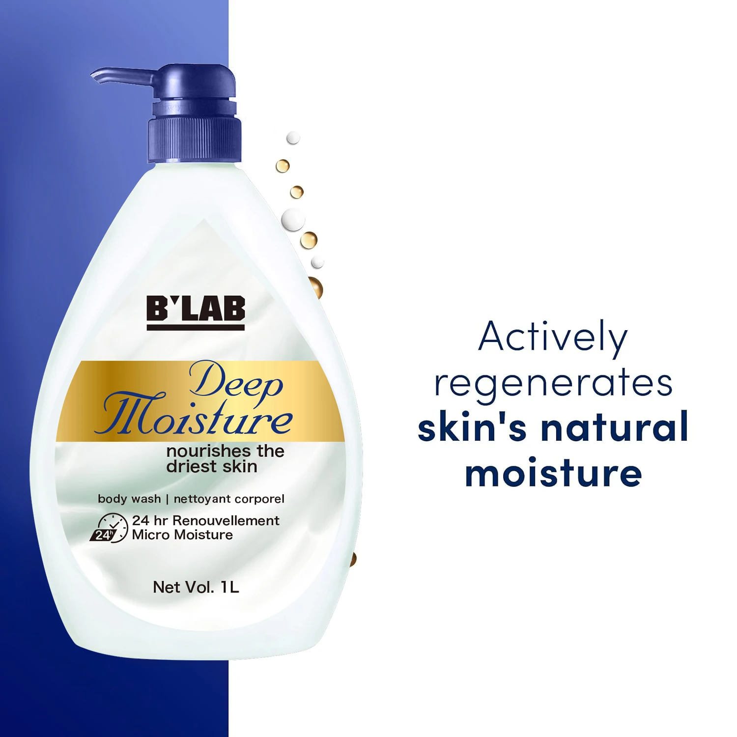 Customization Calm & Soothe Lavender & Support formula Development Calming Body Wash for Shower Gentle on Sensitive Skin