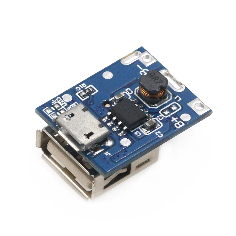 5V Boost Converter Step-Up Power Module Lithium Battery Charging Protection Board LED Display USB For DIY Charger 134N3P