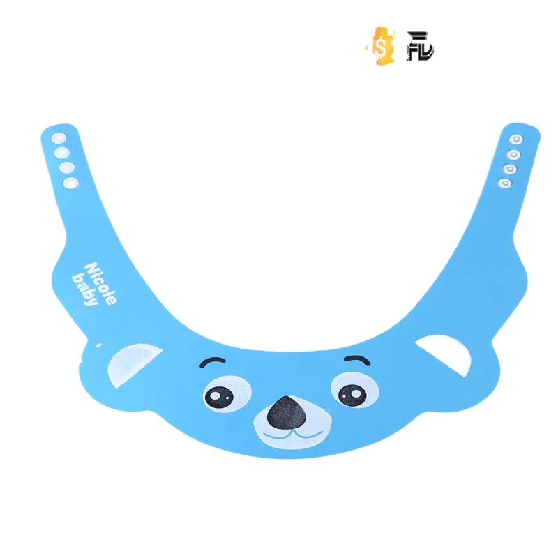 New Arrival Baby Care Resizable Shampoo Cap Baby Child Bath Shower Face Eye Protect Waterproof Cartoon Shower Cap