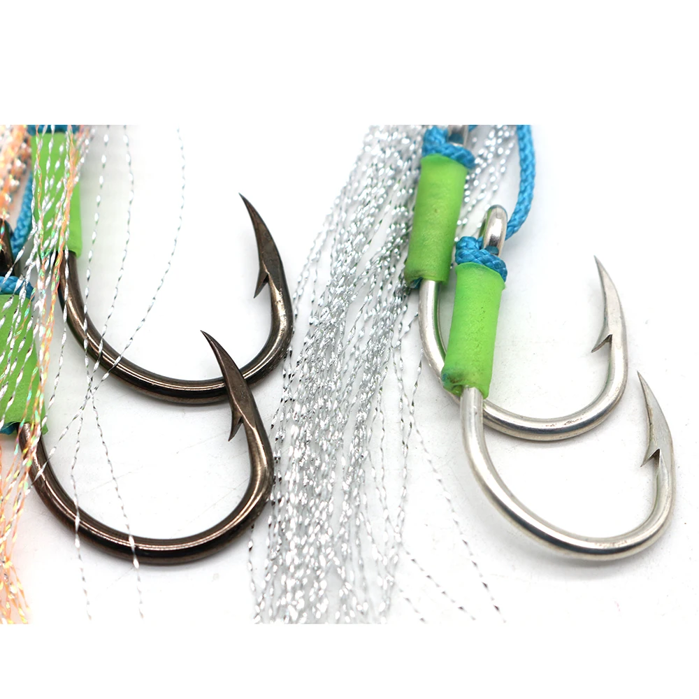 High Carbon Steel Fishhook Slow Jigging Hooks Assist Hook Japan Fishing Hooks