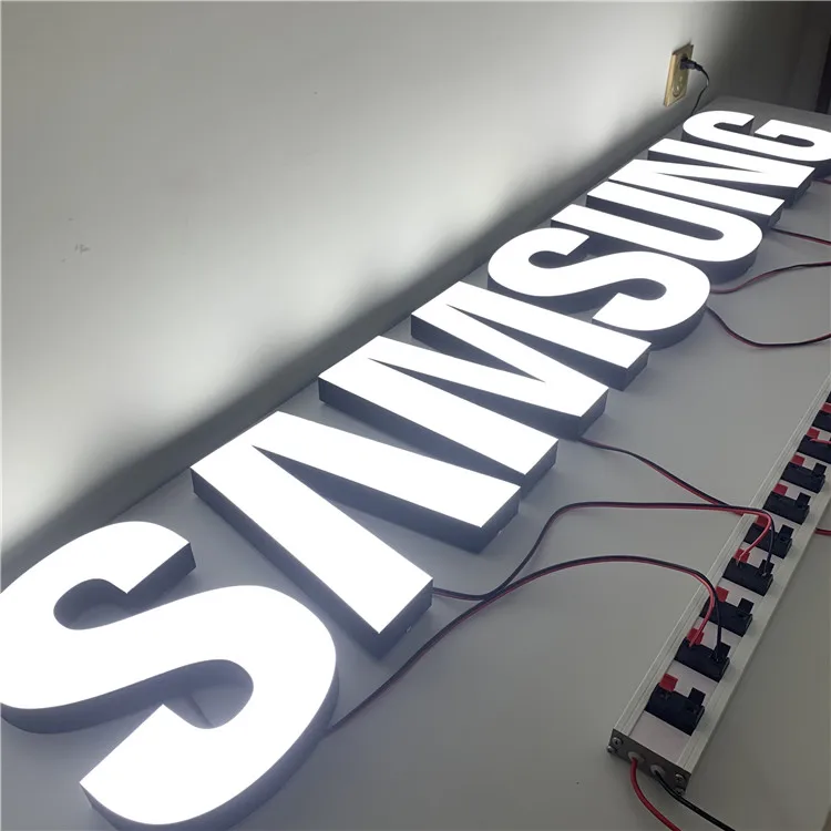 Samsung Epoxy Resin 3d Logo Signage Led Channel Letter Sign Resin Letters