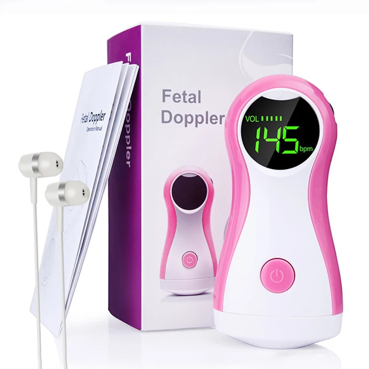 WH-39 Mini portable Hand held baby dopler heartbeat pregnant monitor fetal doppler for pregnant
