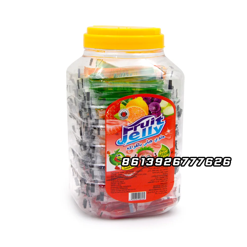 Wholesale halal fruit flavor Stick jelly candy