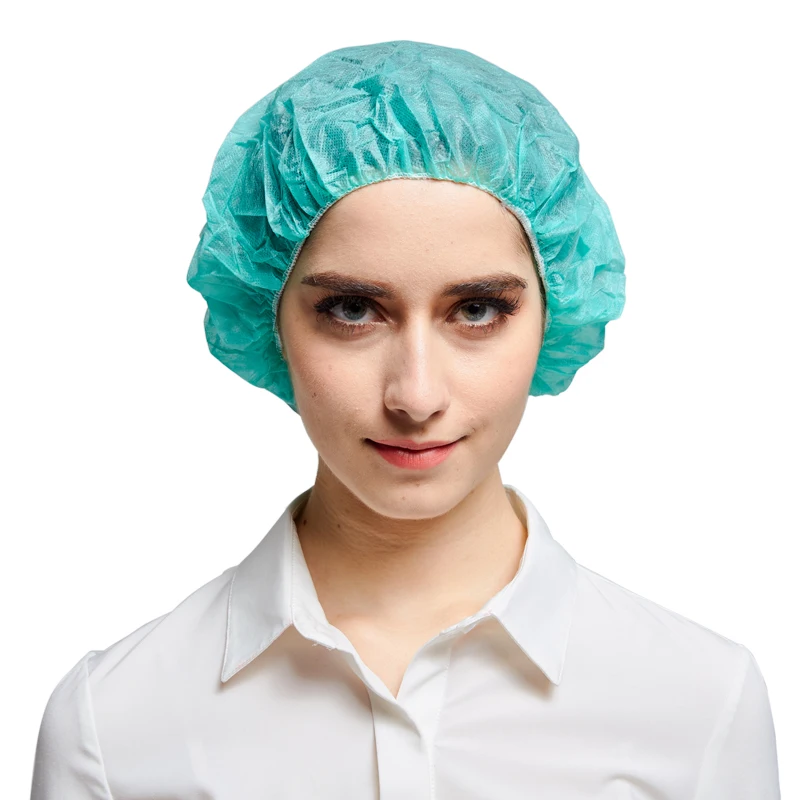 Hair Clip Cap Medical Disposable Non woven bouffant cap
