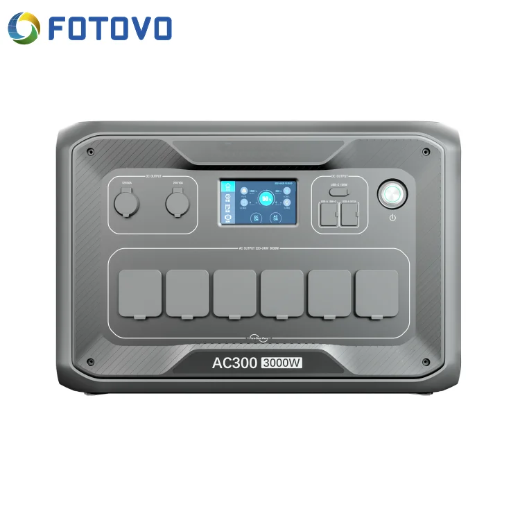 FOTOVO Multiple DC/AC output ports Expand the system energy AC 300 EUROPEAN STANDARD  Lithium battery for solar energy storage