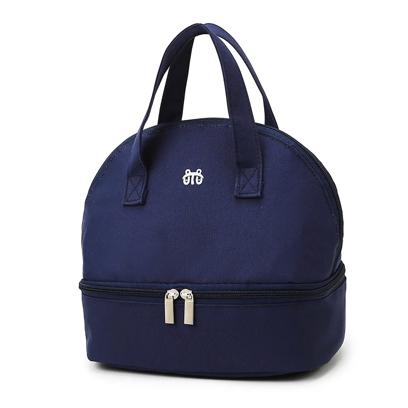 Portable Picnic Insulated Cooler Warm Picnic Handbag Fashion School Kids Student Thermal Lunch Bag