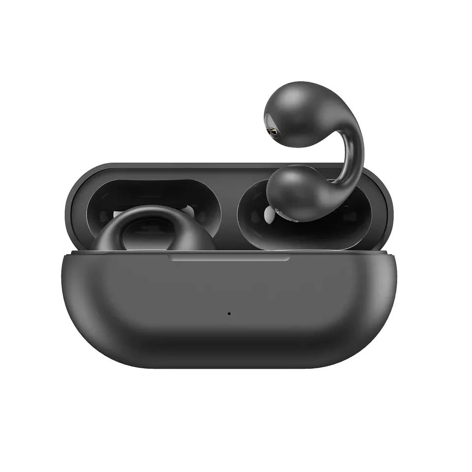 Air Conduction Headphone Open Ear Headset Clip-on Bone Conduction Wireless Earphone Sports Earbuds