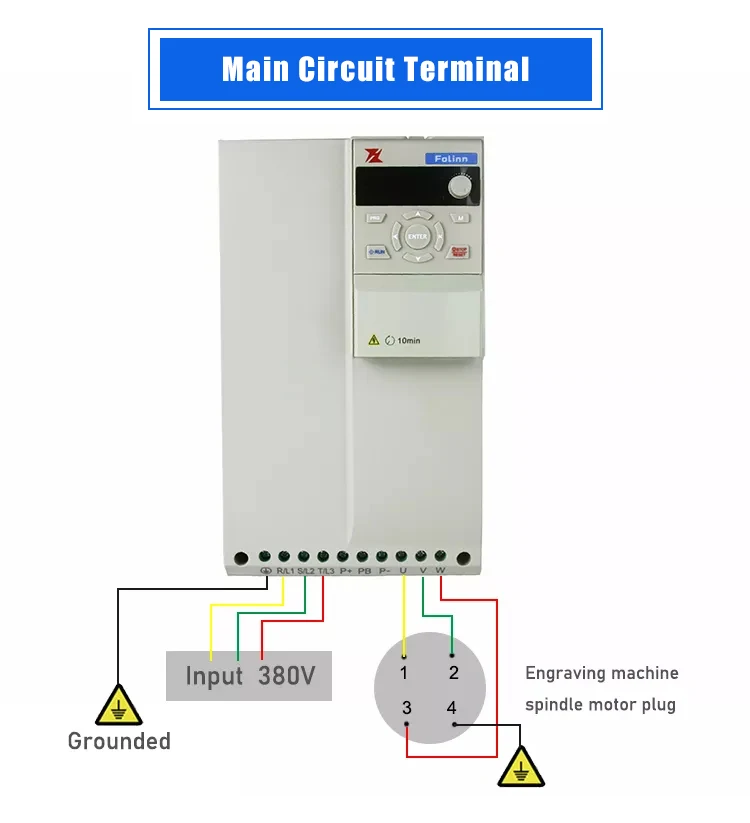 Folinn солнечный инвертор насоса 1.5KW 220V Драйвер неэлектрифицированный Инвертор постоянного тока в переменный ток преобразователь частоты