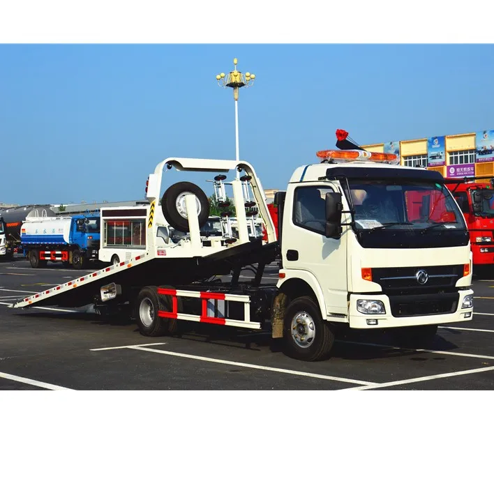 Dongfeng 4x2 планшетный грузовик-эвакуатор 3 тонны 5 тонн