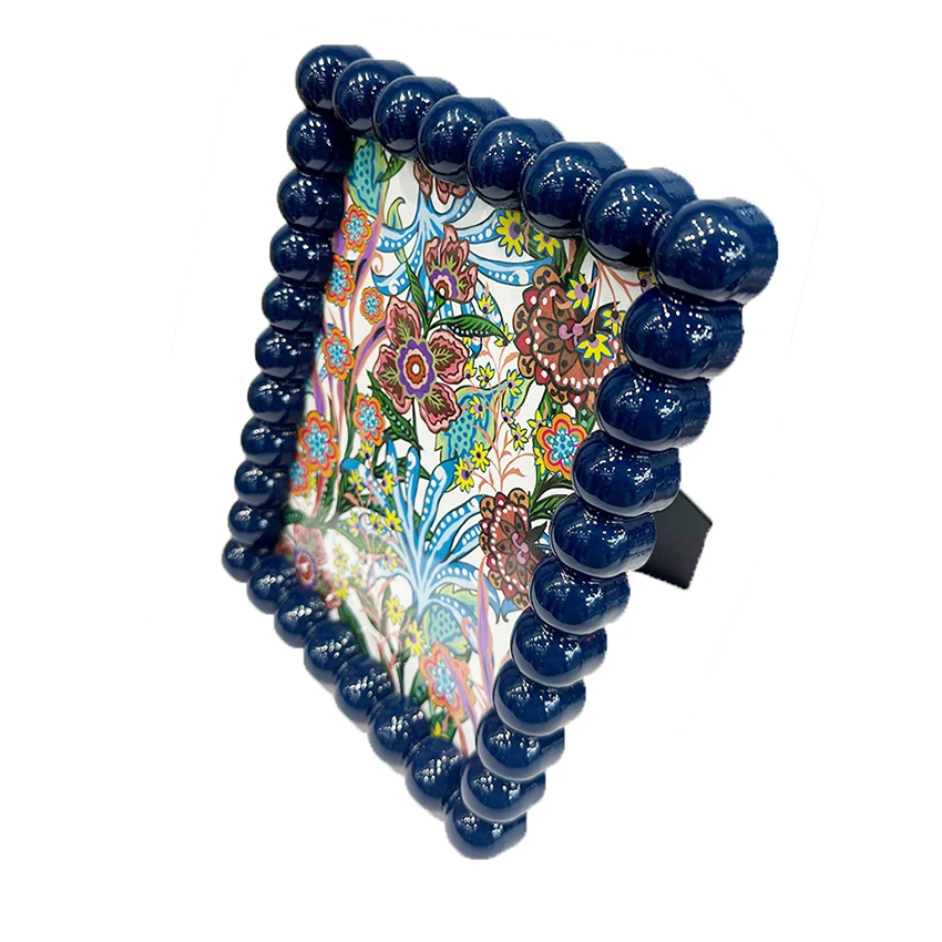 New Style  MDF 5x7 Wood Photo Frame Lacquer MDF beads Picture Frame