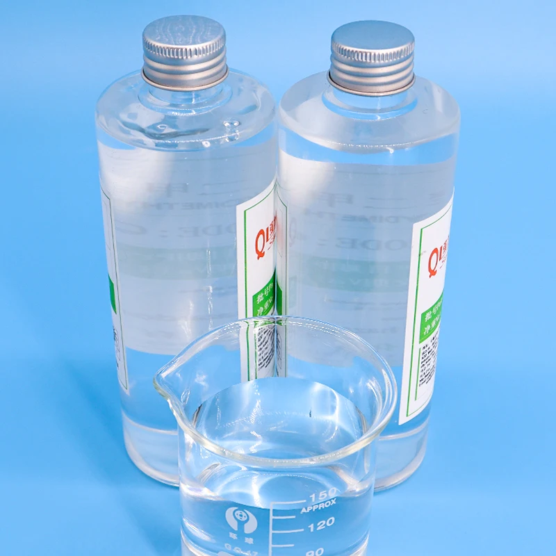 Qianglu  manufacturers directly supply 100-viscosity dimethyl 201 silicone oil as additive raw material for cleaning product