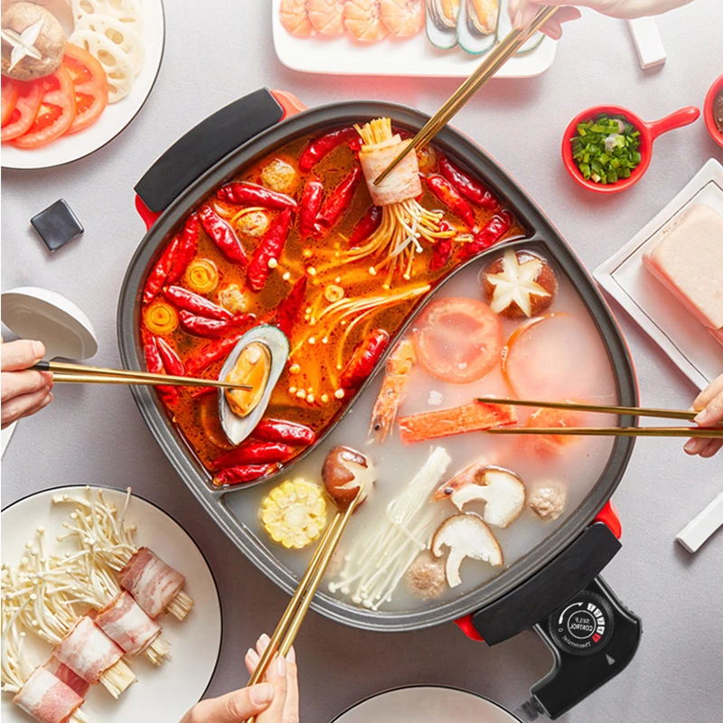Durable Using Low Price Multifunctional Electric Hot Pot Indoor Electric Hot Pot
