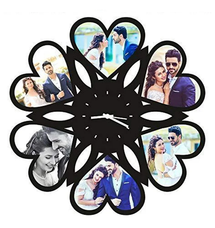 New arrival 2021 blank wood wall clock for dye sublimation hot sale