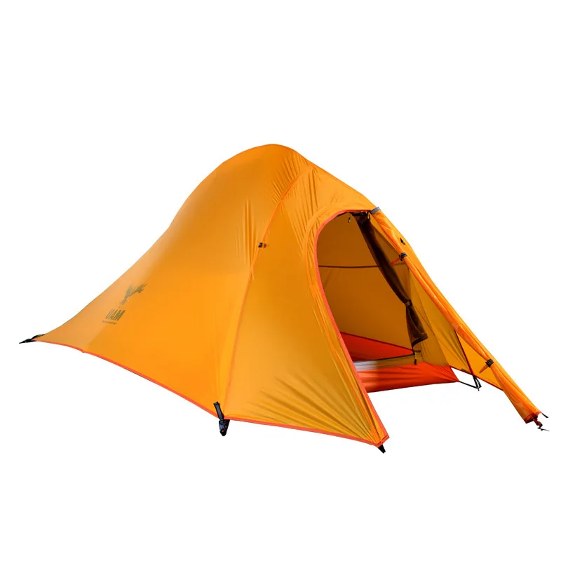 Travel Hiking 2 Person Aluminum Pole Nylon Breathable Double Layers Ultra Light Waterproof Outdoor Camping Tent