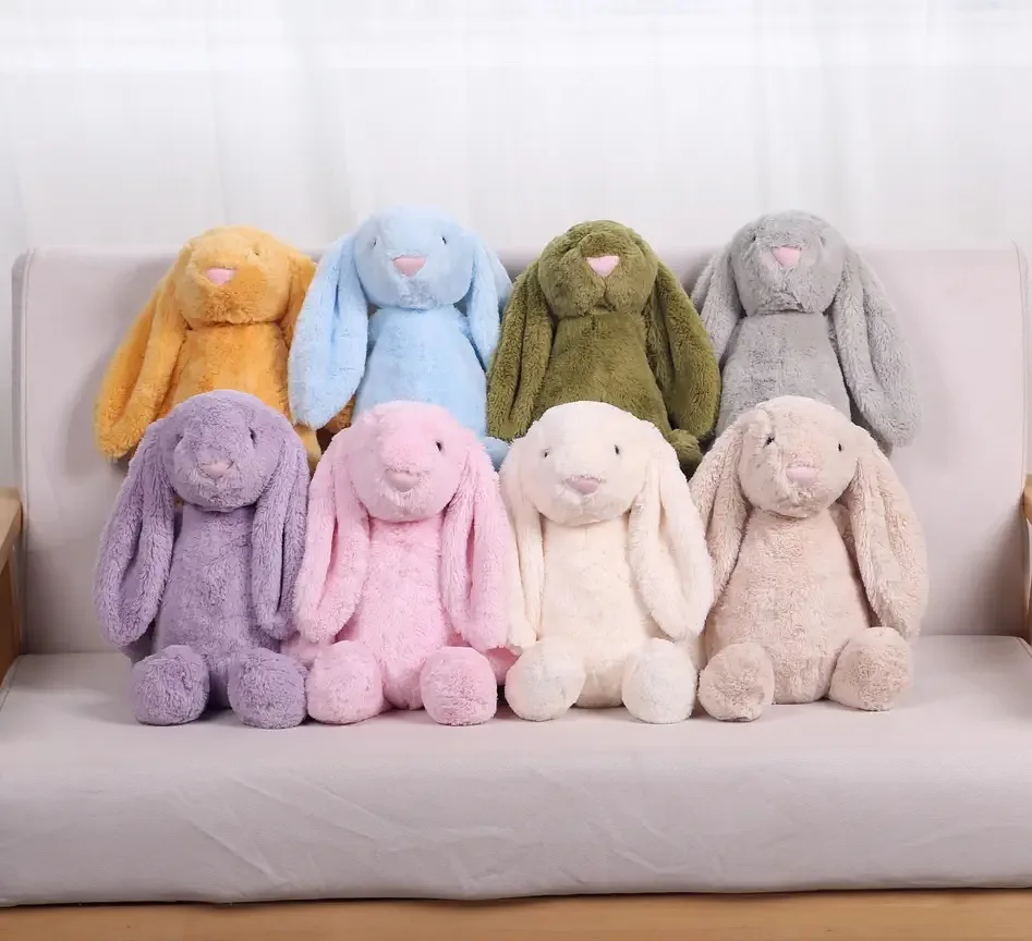 SongshanToys peluches weighted custom High quality kawaii Long Ears Stuffed animal easter rabbit doll plush bunnies soft toys