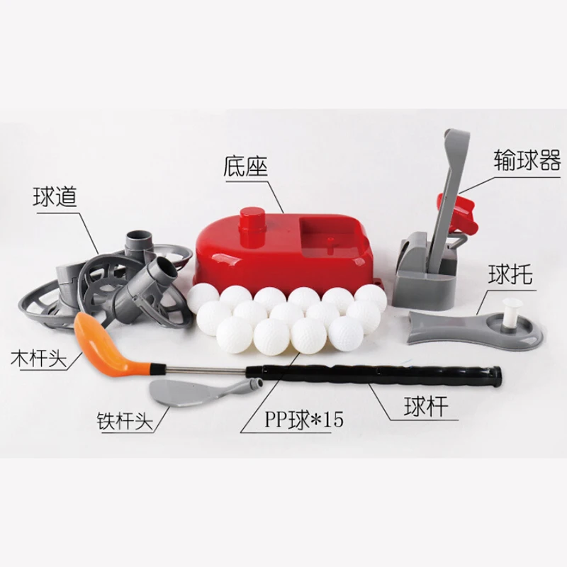 Mini play golf game outdoor and indoor toy set for kids