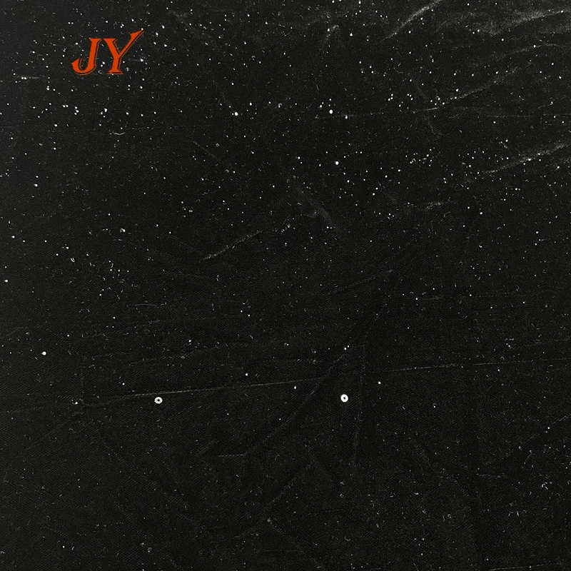 chinese manufacturer hot stamping foil for velvet embossed flower print velvet woven fabric In low price