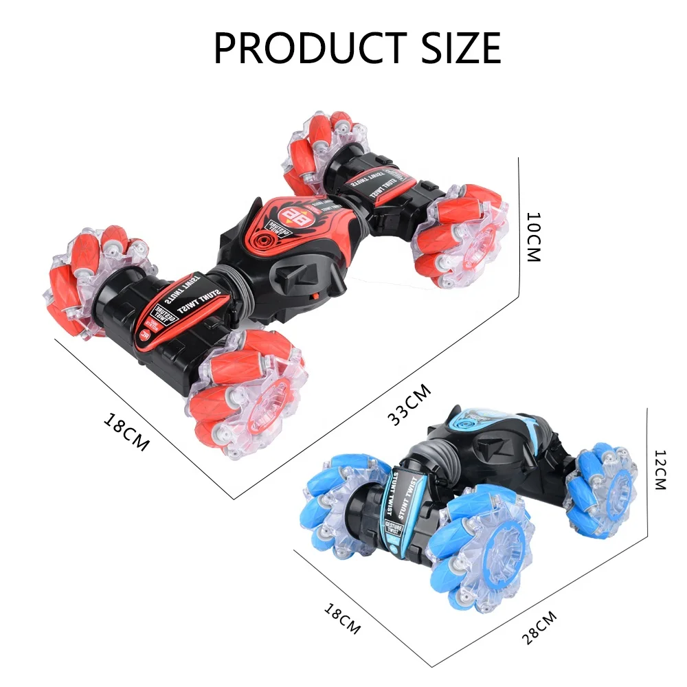 High Speed 360 Degree Rotation Drift stunt double side Watch radio control hand gesture control twisted car