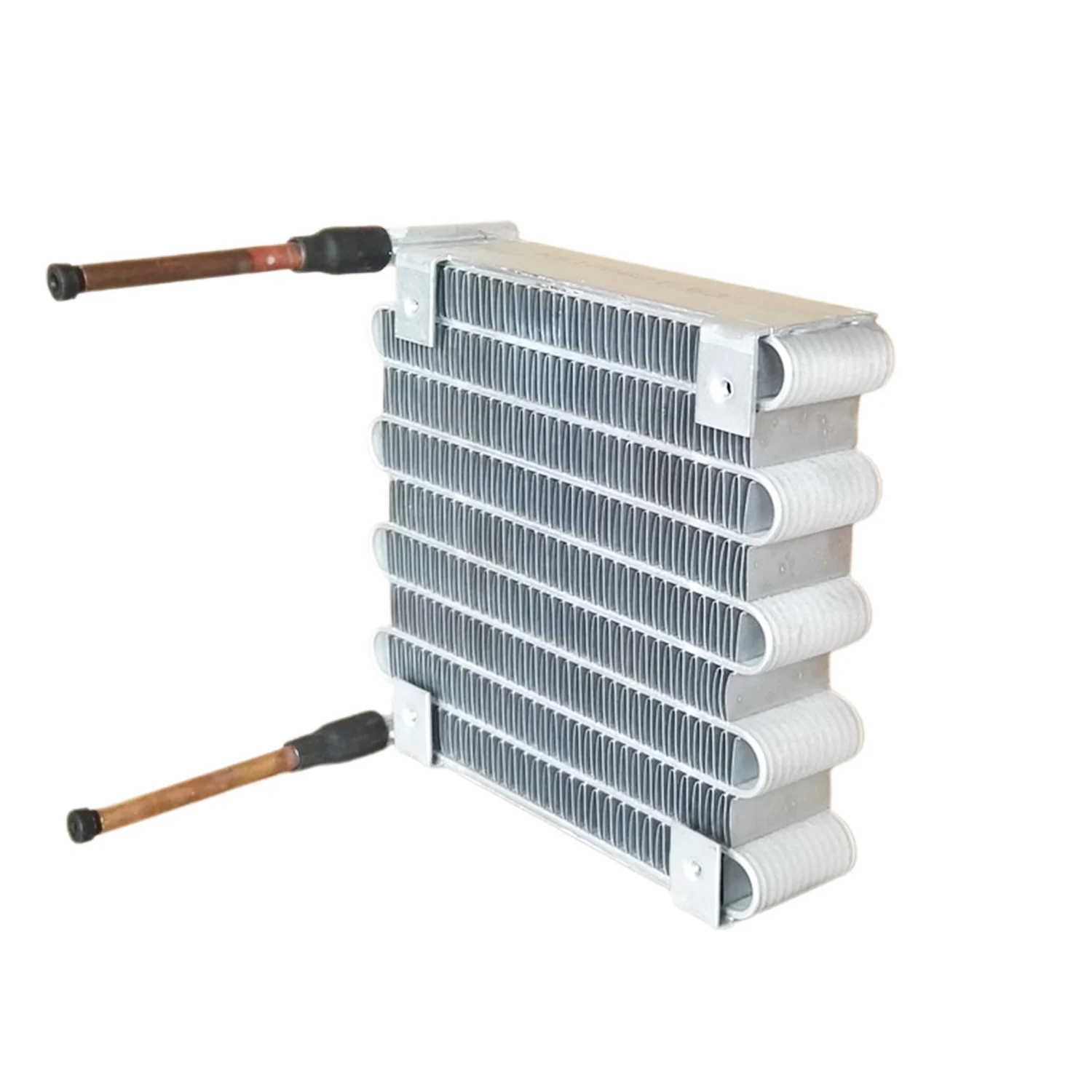 Aluminum fin mini refrigeration microchannel fin air cooler heat exchanger evaporator condenser for mini refrigeration