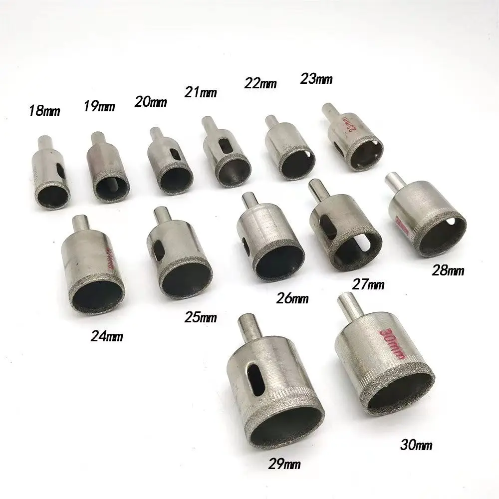 Jade Agate Diamond Hole Opener Drill Bits/Emerald Gemstone Core Drill/Diamond Coated Core Drill Bit Hole Saw Set 4-100mm