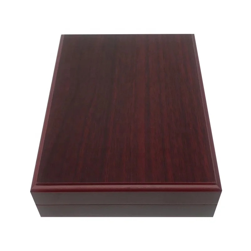 High class championship sport wooden medal box with velvet insert