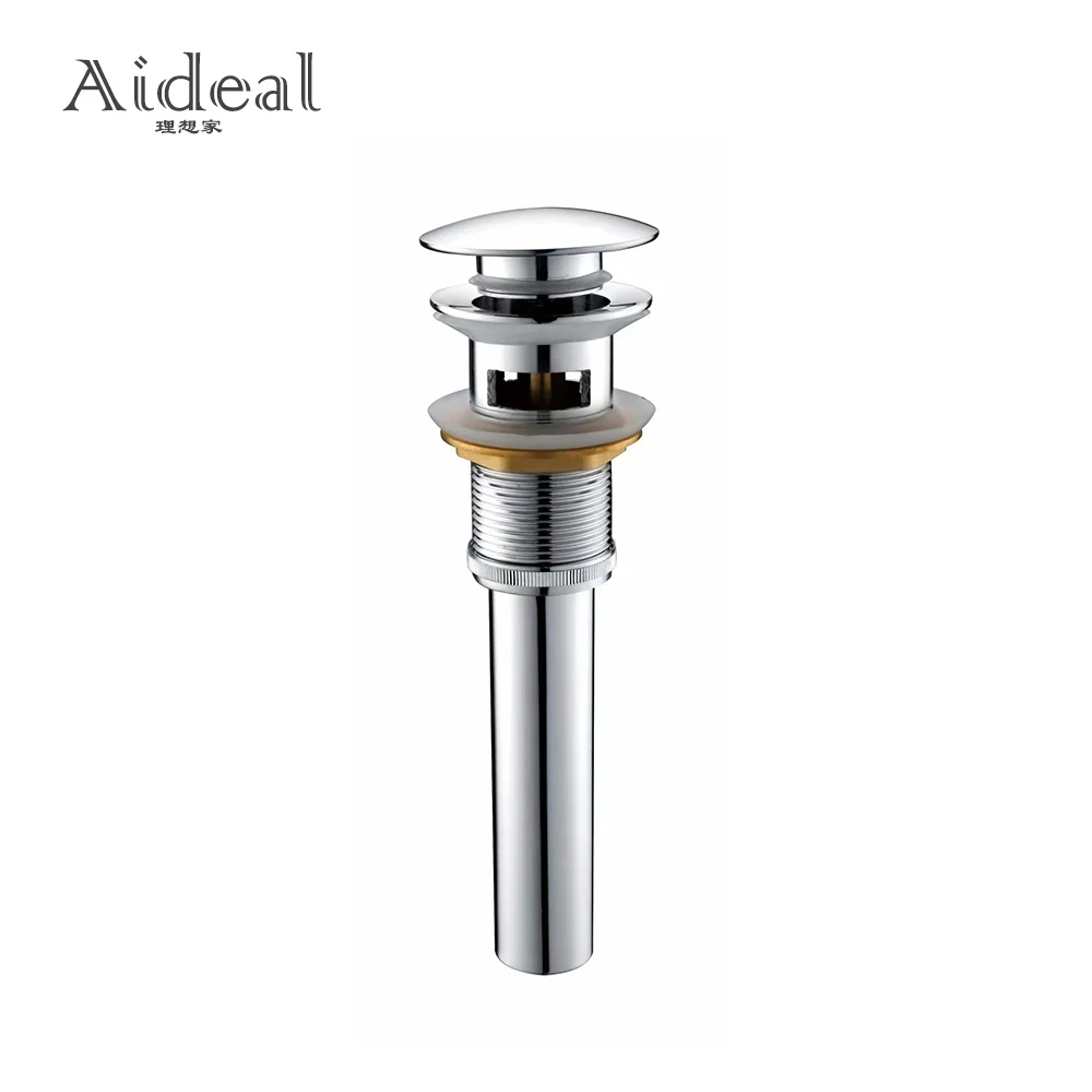 Bathroom Accessory Brass Drainer Chromed Plated Wash Basin Waste drain and Pipe Drain