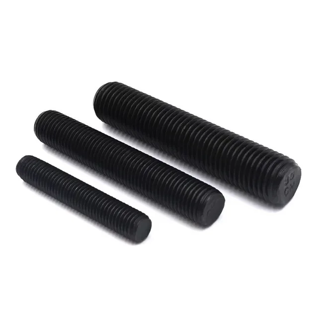 A193  B7 thread bar and A194-2H heavy hex nuts, Black,Fasteners Manufacturers