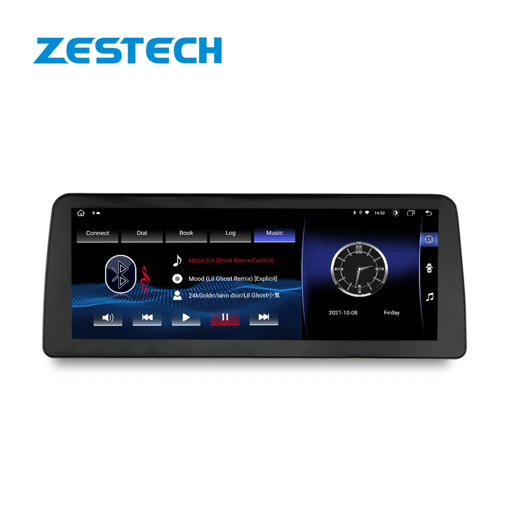 Автомобильный мультимедийный плеер ZESTECH 12 3 дюймов android 11 8 ядер gps-навигация экран для Benz W218 W221 to W222 w246 GLE GLS GLK NTG