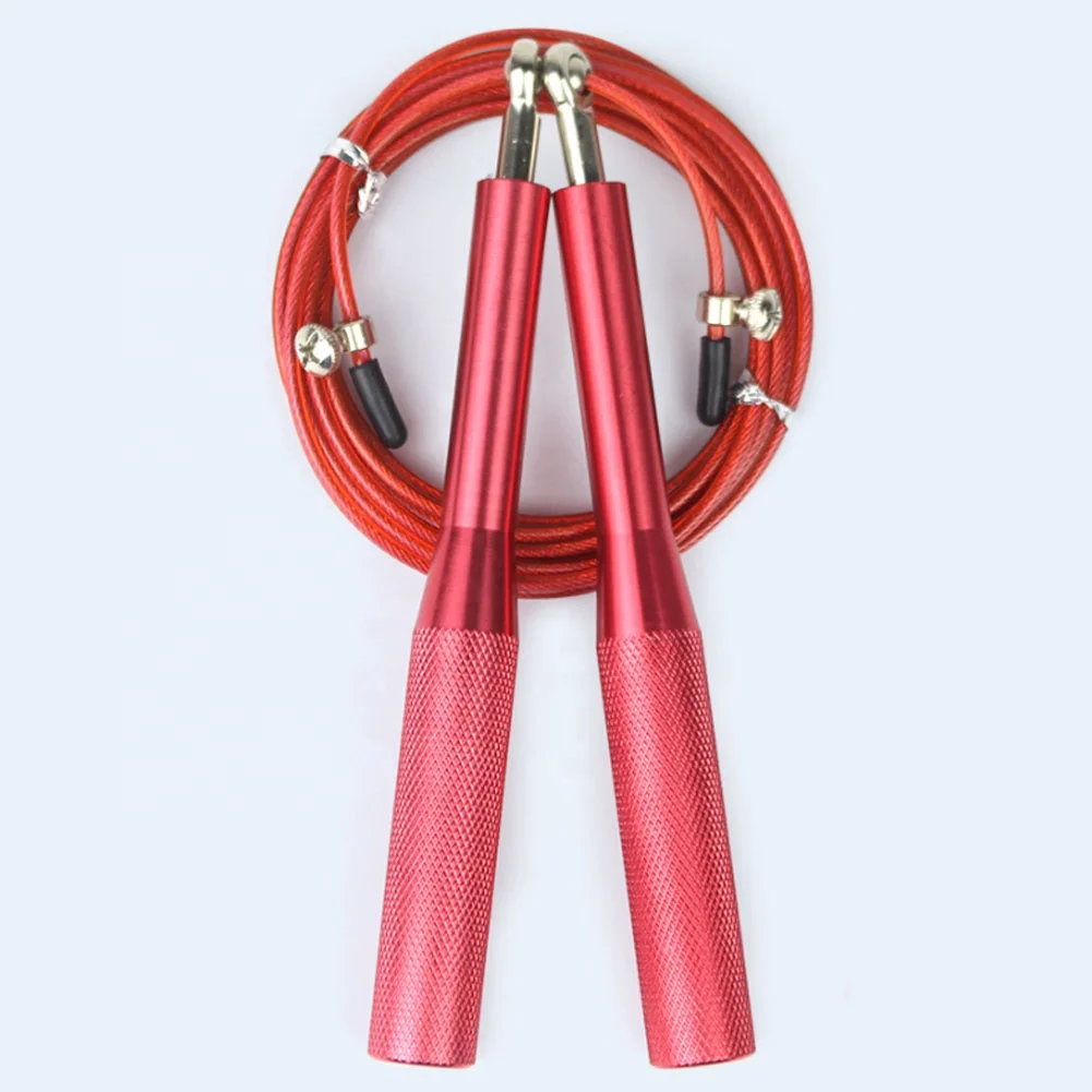 Factory Supply Multi Colours Steel Wire Bearing High Fast Speed Jump Skipping Rope For Fitness