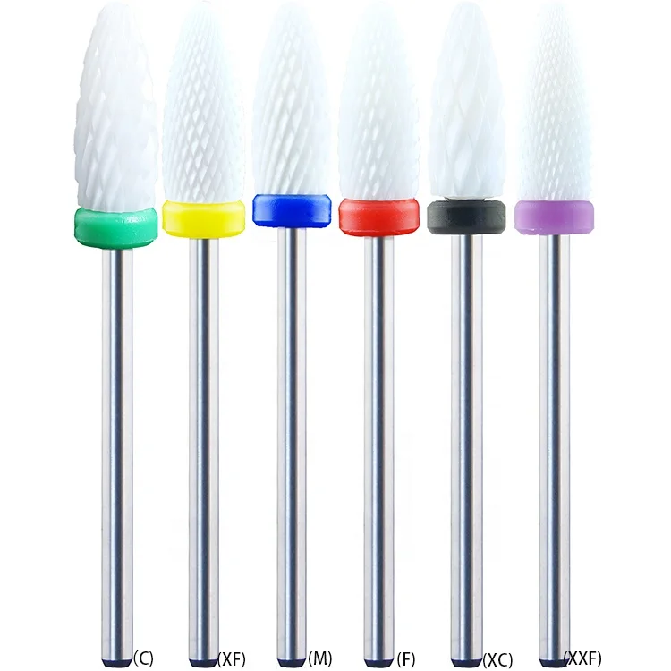 High quality electric manicure sander without ironing accessories repair dead skin ceramic nail drill bits