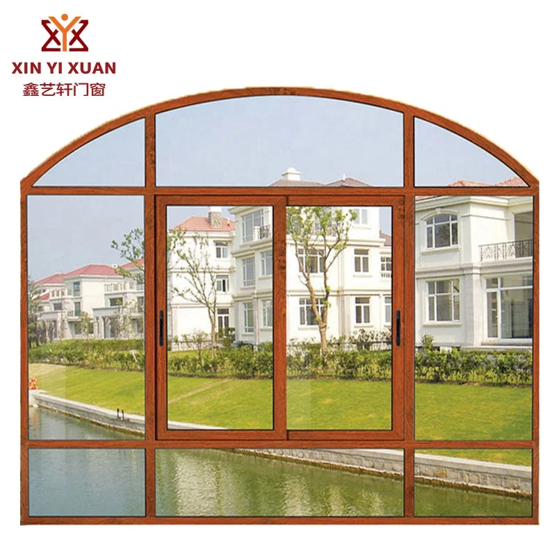 
manufacturer of aluminium windows house window design anti noise sliding balcony window aluminum frame tempered glass window 