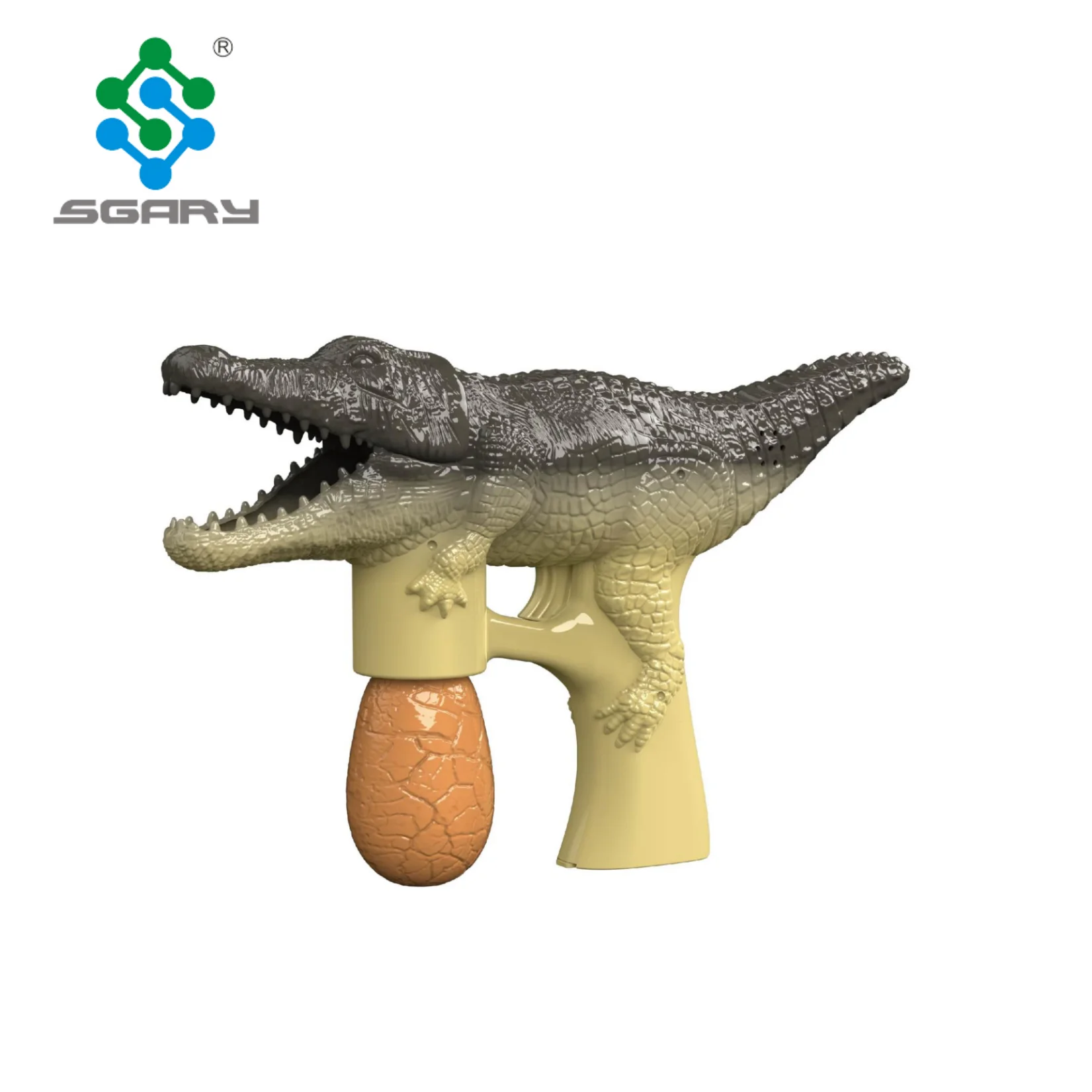 2022 Newest dinosaur bubble gun new style bubble gun toy summer outdoor soap water bubble machine toys for kids