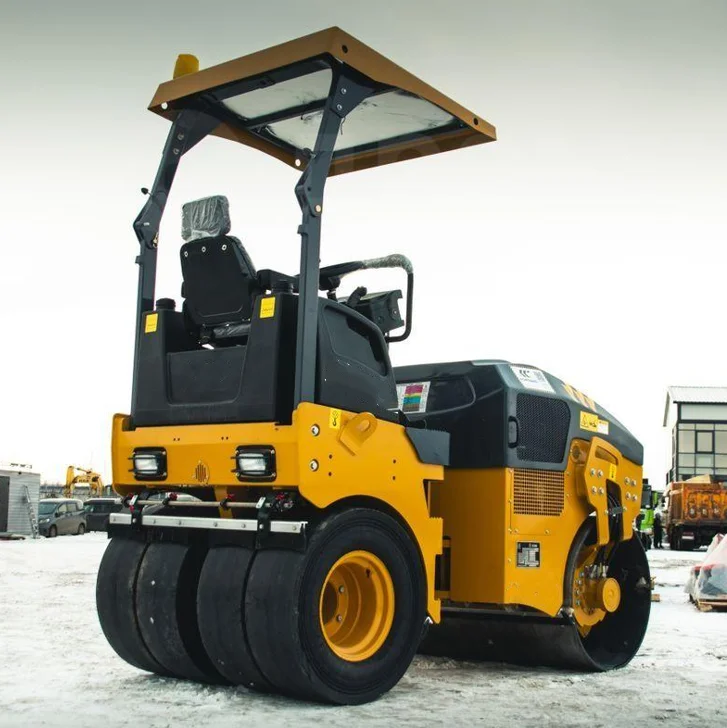 4 ton mini Double drum road roller XMR403 XMR403VT road roller for sale