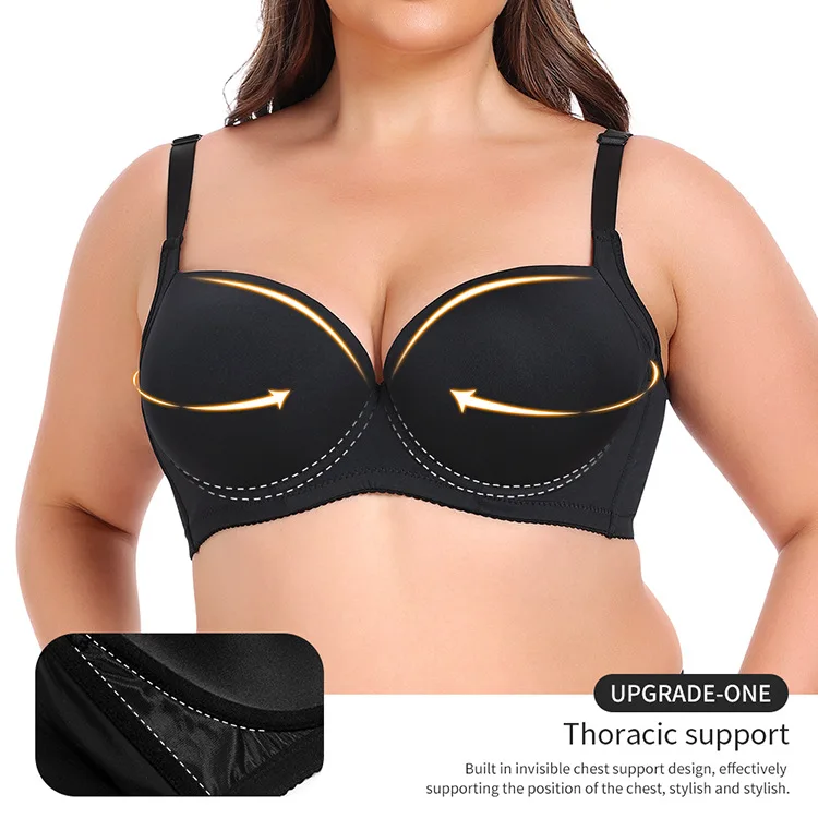 Large Sizes Bra for Women Pushup Oversize High Quality Ladies Bra Underwire Big Breast Cup Huge Boob Bra Plus Size Underwear