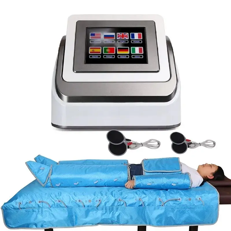 3 in 1 Touched Screen Full Body Legs Hips Arms Compression Massage Pressotherapy Suit Lymph Drainage Machine