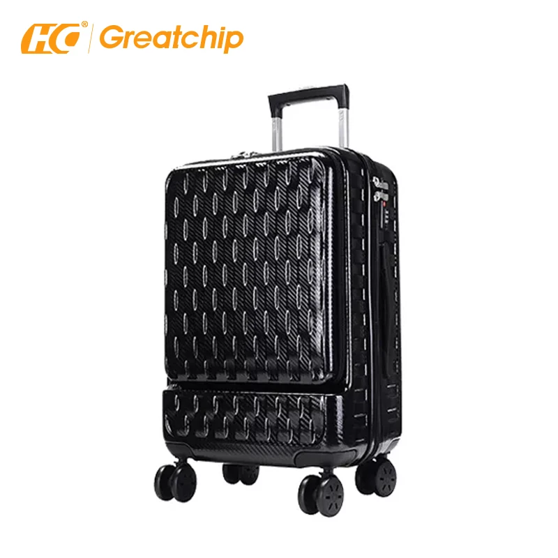 Hardshell suitcase pc luggage trolley bags travel 20 inch  with tsa luggage lock sets