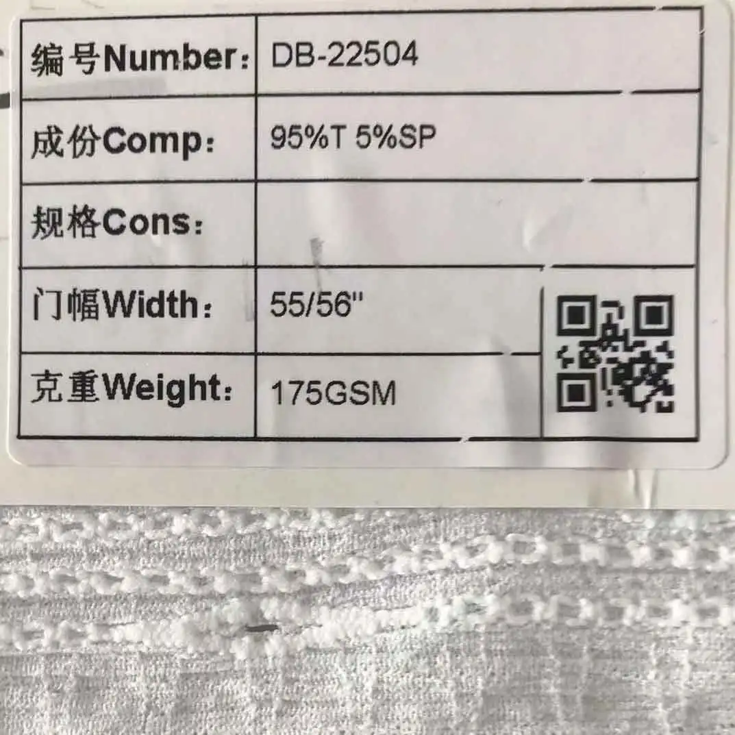 Fashion Style White Recycled 95% Poly 5% Spandex Jacquard Elastic Warp Knit Mesh Lace Fabric For Dress