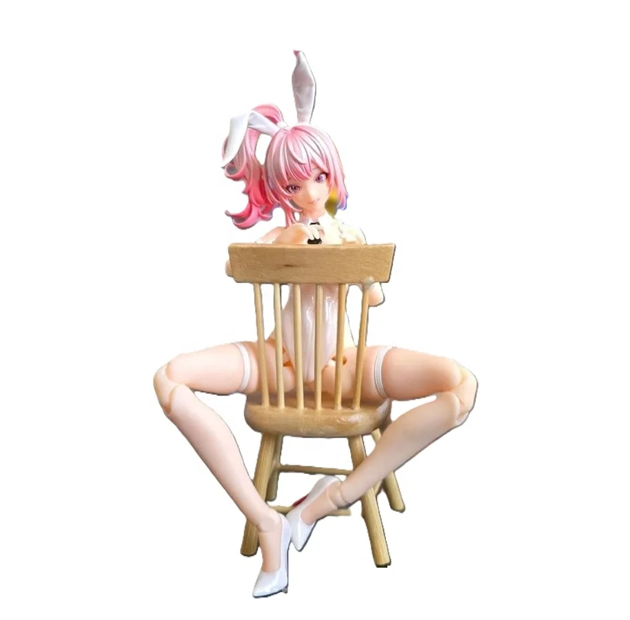 Wholesale high quality hentai action figures 3d Clothes can be taken off suitcase stewardess sexy girl anime figures