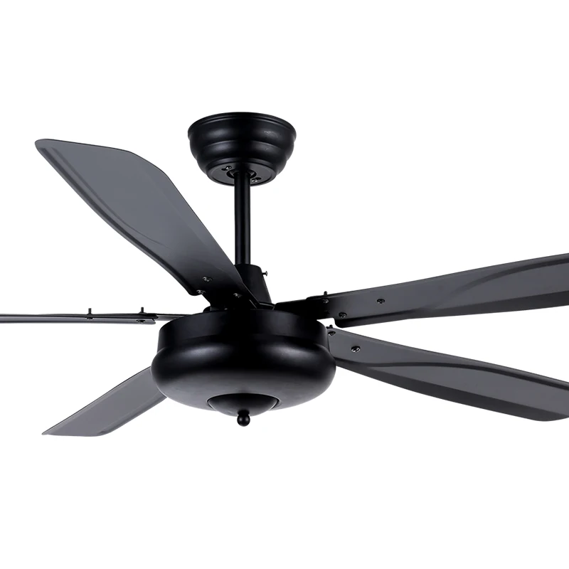 Low quantity black metal leaf ceiling fan for restaurant wall switch for ceiling fans office fan without light