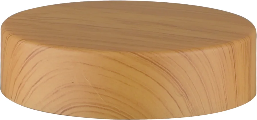 Guaranteed quality food grade standard plastic cap silver screw cap for cosmetic face cream flat cap