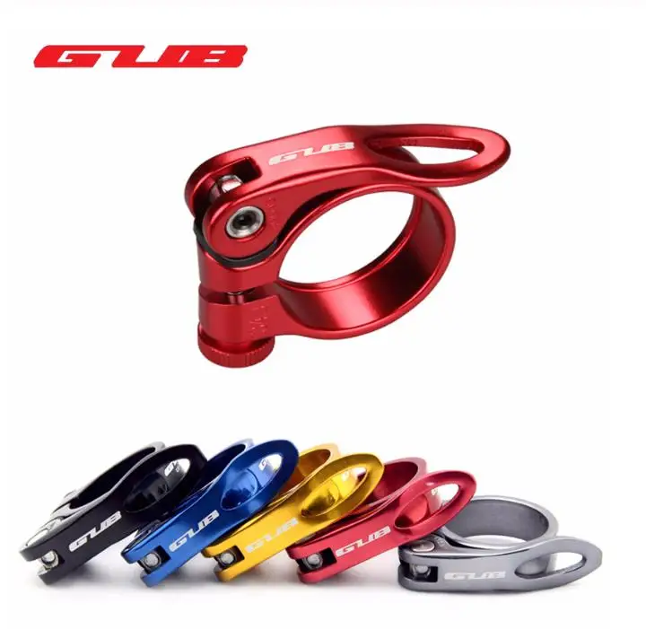 GUB Bicycle Seat Post Aluminum Ultralight Quick Release Road Bike MTB Mountain Bicycle Seat Post Seatpost Clamp 31.8mm 34.9mm